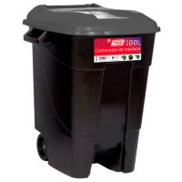 Contentor do Lixo Eco Tayg 100 l. Preto / Cinzento