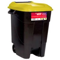 Contentor do Lixo Eco Tayg 100 l. Preto / yellow