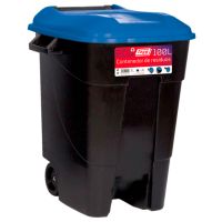 Contentor do Lixo Eco Tayg 100 l. Preto / Azul