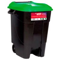 Contentor do Lixo Eco Tayg 100 l. Preto / Verde