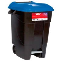 Contentor do Lixo Eco Tayg 100 l. Preto / Azul (pedal)