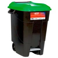 Contentor do Lixo Eco Tayg 100 l. Preto / Verde pedal