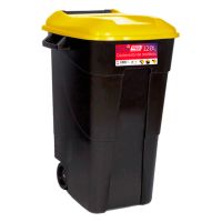 Contentor do Lixo Eco Tayg 120 l. Preto / yellow