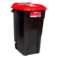 Contentor do Lixo Eco Tayg 120 l. Preto / Vermelho