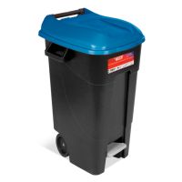 Contentor do Lixo Eco Tayg 120 l. Preto / Azul (pedal)