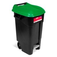 Contentor do Lixo Eco Tayg 120 l. Preto / Verde pedal