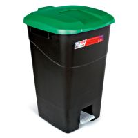 Contentor do Lixo Eco Tayg 60 l. Preto/ verde con Pedal