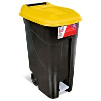Contentor do Lixo Eco Tayg 80 l. Preto/yellow pedal