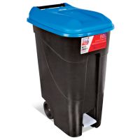 Contentor do Lixo Eco Tayg 80 l. Preto/Azul pedal