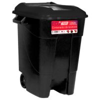 Contentor do Lixo Eco Tayg 100 l. Preto / Preto