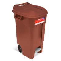 Contentor do Lixo Eco Tayg 100 l. Castanho / Castanho(pedal)