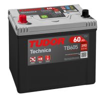 Bateria Tudor Technica TB605 60Ah 480A +E 230x173x222