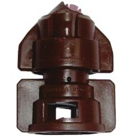 Bico de jato duplo TDHS 110° 05 cerâmica castanho Agrotop