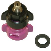 Bico anti-deriva descentrado TDOC 80° 025 latão violeta Agrotop