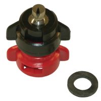 Bico anti-deriva descentrado TDOC 80° 04 latão vermelho Agrotop