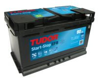 Bateria Tudor EFB TL800 80Ah 800A +D 315x175x190
