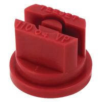 Bico padrão, jato plano único TP 110° 04, plástico, vermelho, TeeJet
