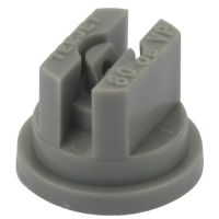 Bico padrão, jato plano único TP 80° 06, plástico, cinzento, TeeJet