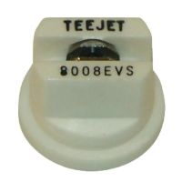 Bico padrão, jato plano único TP 80° 08, aço inoxidável, branco, TeeJet
