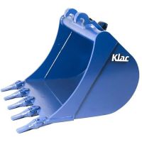 Balde retroescavadora C/C4 250mm, Klac, com dentes Esco V13