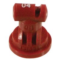 Bico a jato, ângulo grande TT 110° 04, plástico, vermelho, TeeJet