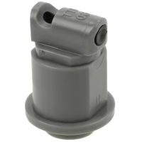 Bico anti-deriva, venturi, jato plano único TTI 110° 06, plástico, cinzento, TeeJet