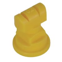 Bico anti-deriva, venturi, jato duplo plano TTJ 110° 02, plástico, amarelo, TeeJet
