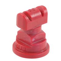Bico anti-deriva, venturi, jato duplo plano TTJ 110° 04, plástico, vermelho, TeeJet
