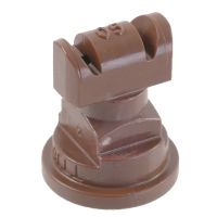 Bico anti-deriva, venturi, jato duplo plano TTJ 110° 05, plástico, castanho, TeeJet