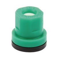 Bico anti-deriva, venturi, jato cónico único TXR 80°, cerâmica, verde escuro, TeeJet