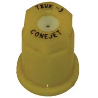 Bico padrão, jato cónico TXVK 80° 02, cerâmica, amarelo, TeeJet