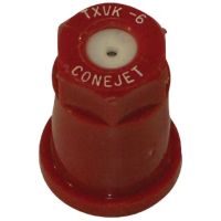 Bico padrão, jato cónico TXVK 80° 04, cerâmica, vermelho, TeeJet