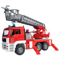 Carro de bombeiros com escada e módulo de som, MAN