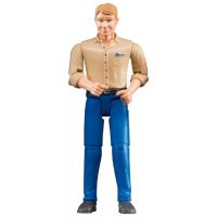 Homem (calças de ganga azuis)