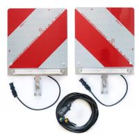Conjunto de sinais de aviso, suporte fixo de troca rápida para montagem na retaguarda, farol traseiro 12 V
