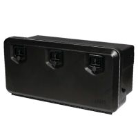 Caixa de ferramentas 500x1030x455 mm, 155,5l de capacidade, polipropileno preto, Welvet 81008 by Daken