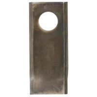 Lâmina esquerda do cortador  96x40x3 mm, furo Ø19 mm, adequado para Deutz Fahr, pacote de 25 unidades.