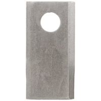 Lâmina de gadanheira esq. 96x48x4 mm diâmetro Ø19 mm, adequada para Deutz Fahr, embalagem de 25