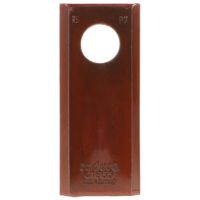 Lâmina de gadanheira esq./dir. 96x40x3 mm orifício Ø19 mm Adequada para Deutz Fahr/Fella/Claas/Krone/Kuhn/Niemeyer/Pöttinger/PZ embalagem de 25