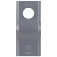 Lâmina de gadanheira esq./dir. 108x47x3 mm diâmetro Ø21 mm, adequada para PZ/Marangon, embalagem de 25