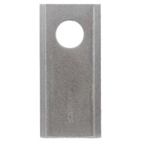 Lâmina de gadanheira esq./dir. 105x47x3 mm diâmetro Ø21 mm, adequada para PZ/Mentor, embalagem de 25