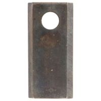 Lâmina de gadanheira esq./dir. 107x50x4 mm diâmetro Ø19 mm adequada para PZ/Vicon embalagem de 25