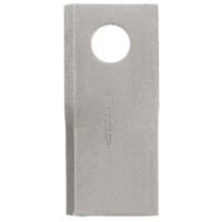 Lâmina de gadanheira DIR. 107x48x4mm Ø18.50mm, adequada para Vicon/PZ (embalagem de 25 unid.)