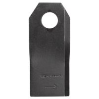 Lâmina de gadanheira esq. 107x47x4 mm diâmetro Ø18.25 mm, adequada para Vicon