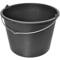 Balde 20 L, preto, Gripline