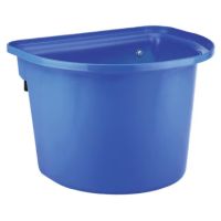 Balde com suporte, 12L, azul