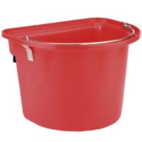 Balde com suporte, 12L, vermelho DB