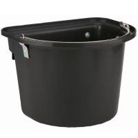 Balde com suporte, 12L, preto DB