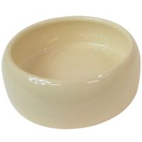 Comedouro de porcelana branca 1L capacidade 1kg Kerbl