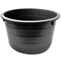Recipiente 90L Ø670x350 mm, preto, Gripline